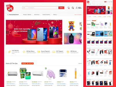 Shop BETA UI design figma graphic design landing page ui ux website