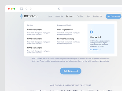 Website Navigational Menu - Drop Down branding clean design drop down graphic design illustration logo minimal navigation top notch typography ui ui design vector website website menu