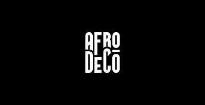 AFRO_DECO - Brand Identity animation branding graphic design logo motion graphics