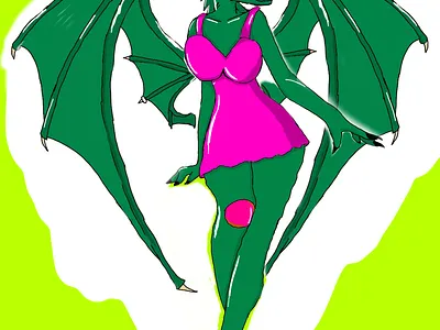 illustration of a dragon 3d animation branding graphic design logo motion graphics ui