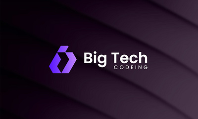 Big Tech Codeing Logo Design branding corporate logo creative logo design graphic design illustration logo logo design minimal logo tech logo