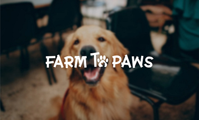 Farm To Paws – A Wholesome Brand for Animal Lovers animal logo branding creative logo design graphic design logo logo design minimal logo paws logo pet logo