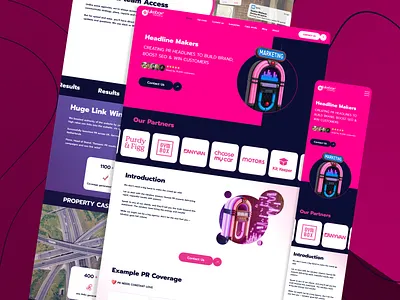 Jukebox animation branding graphic design landing logo marketnig ui