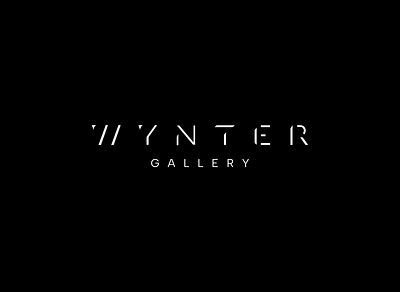 Gallery Brand Identity Design Logo branding bw design gallery geometric graphic design icon logo mark minimal minimalism winter