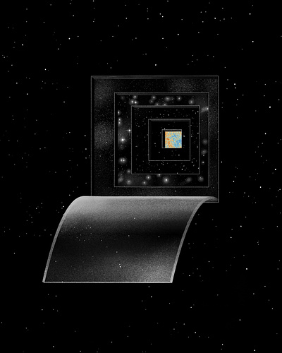 The Transparent Universe adobe illustrator adobe photoshop artwork book illustration digital illustration editorial illustration graphic design illu illustrated illustration illustrator quote illustration scifi threebodyproblem universe