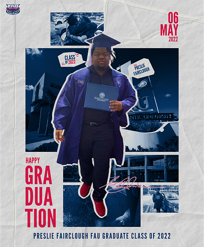 FAU Graduate Graphic Design college graduation graphic design