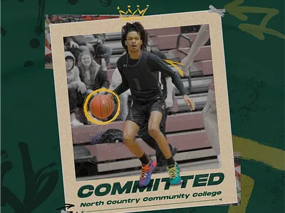Commitment Basketball Graphic Design basketball graphic design sports