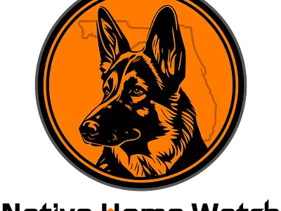 Native Home Watch Logo graphic design logo logo design