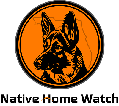 Native Home Watch Logo graphic design logo logo design