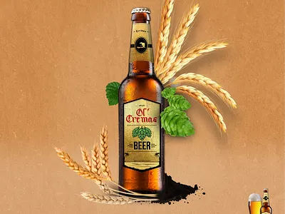 Complete Bottle Design With Flyer Design branding graphic design illustration logo