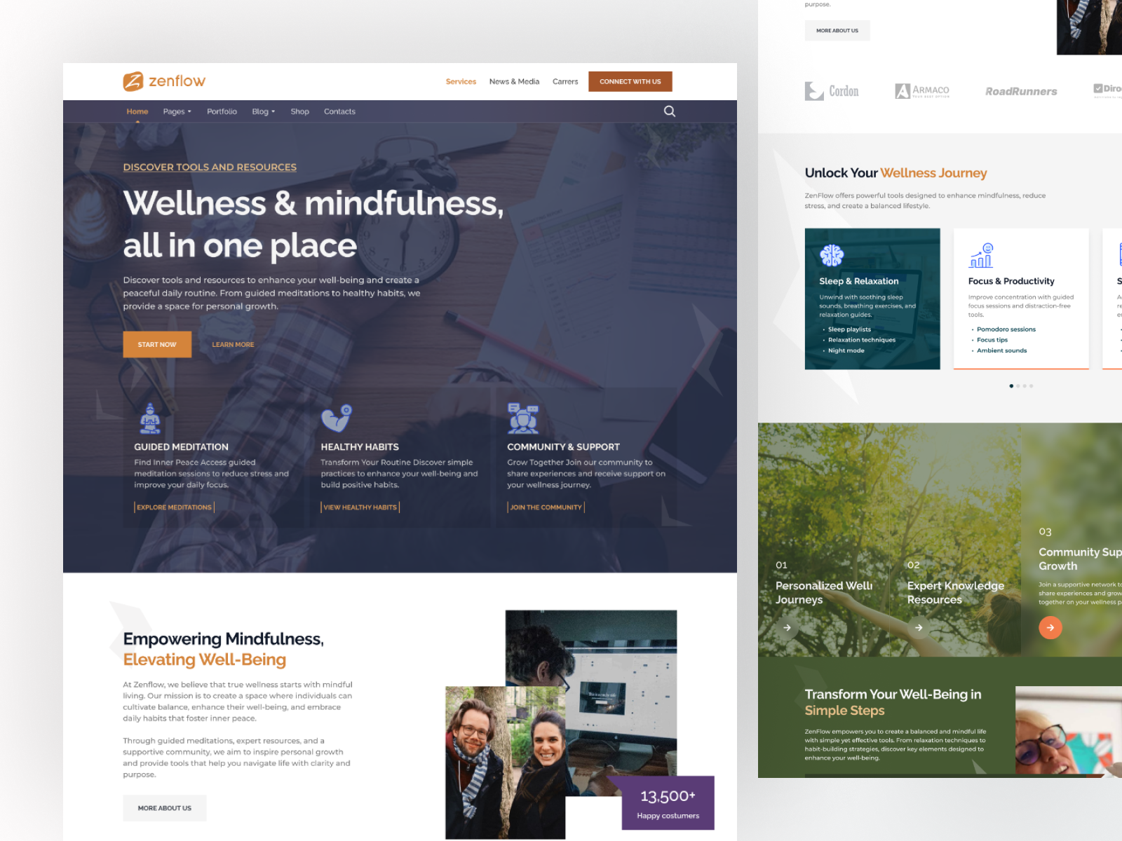 Example of Custom Web Design With Figma
