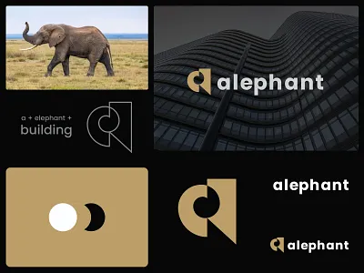 Alephant Real Estate Logo a a letter a letter logo a logo brand identity branding building logo creative logo elephant elephant logo elephant logo design geometric logo home logo house logo logo logo design minimal logo modern logo real estate logo real estate logo design
