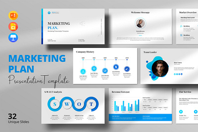 Marketing Plan Presentation Template slide deck