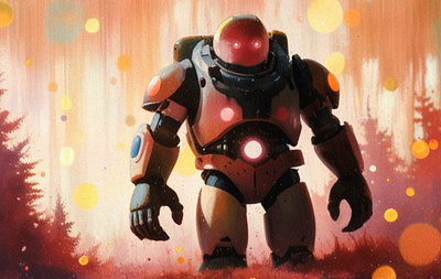 Untitled concept illustration robot sketch