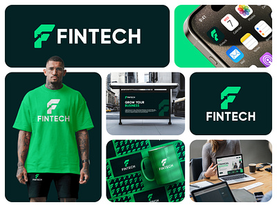 Investment Logo, Fintech Logo, Finance Logo, Tech Logo branding brand identity branding branding kit f logo finance fintech investment logo logo design startup logo tech tech logo branding kit technology logo