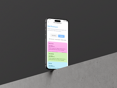 Subscription Page CRM app app appdesign crm dashboard design figmadesign mockup ui