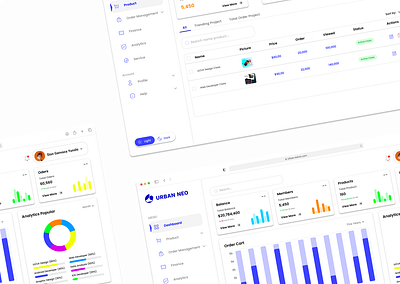 Urban Neo - Website class admin panel UI admin class panel portal ui