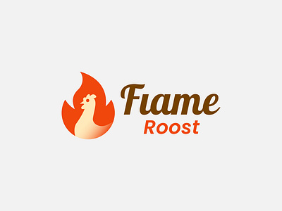Fire + Rooster Logo Design brand identity brand logo brand mark branding branding logo brandinglogo brandlogo business logo chicken chickenlogo design fire flamelogo logo logotype roost rooster roosterlogo roostlogo visuallogo