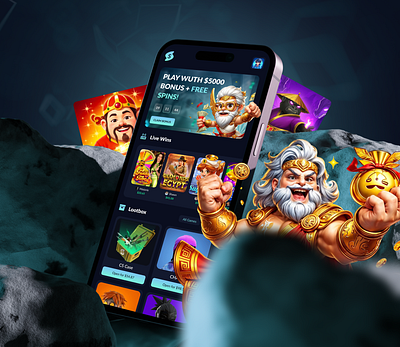 Casino Mobile app bets betting betting app casino casino app casino game design casino mobile app coinflip gambling gambling app game design gaming mobile app online casino rewards casino slots spin stake mobile app wheel