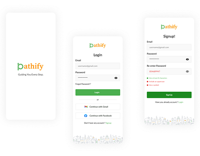 Travel Mobile APP Login Screens! login screen mobile app login screen signup screen travel app travel mobile app