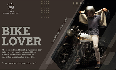 Bike Consultancy graphic design social media post template