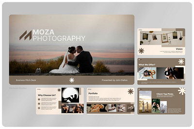 Moza Business Pitch Deck design
