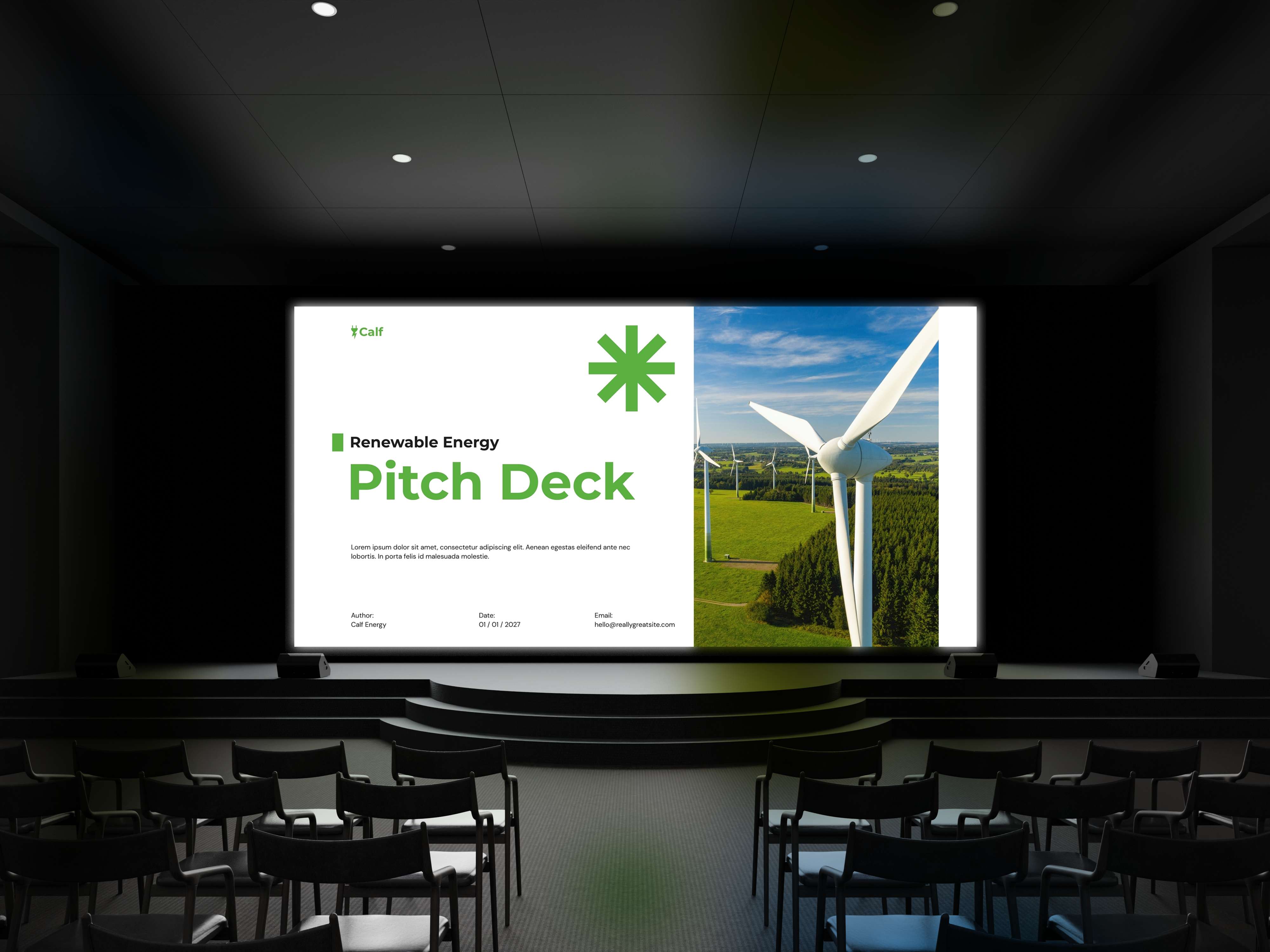 Calf Renewable Energy - Pitch Deck