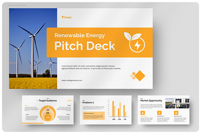 Feast Renewable Energy Pitch Deck Presentation Template template