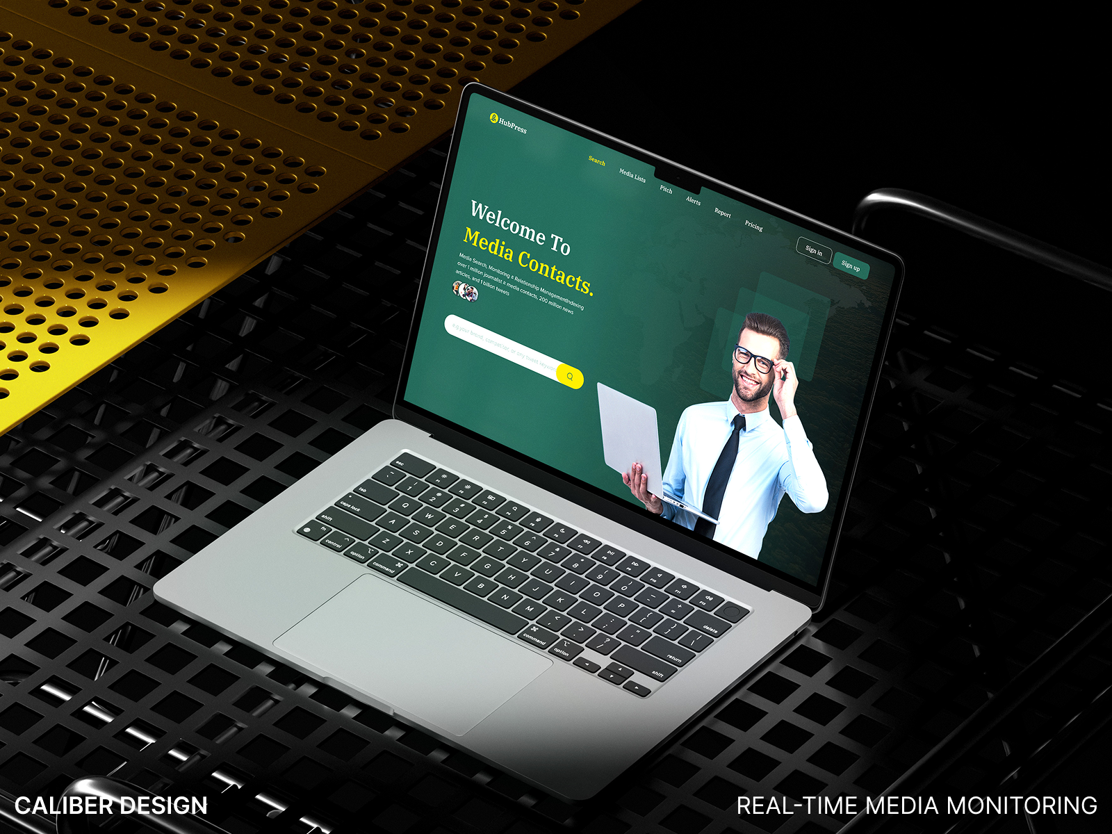 HubPress - Media Contacts Website animation branding business graphic design home page media media contacts news media publication social design social media website design uiux user interface ux website website design