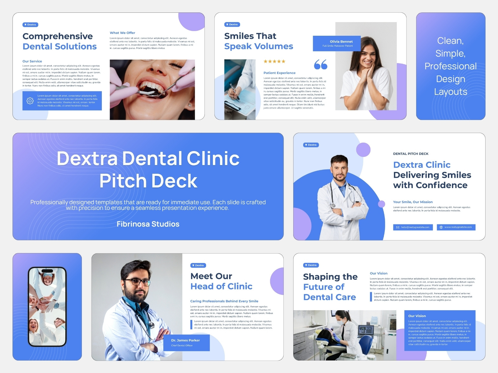 Dextra Dental Clinic - Pitch Deck pitch professional