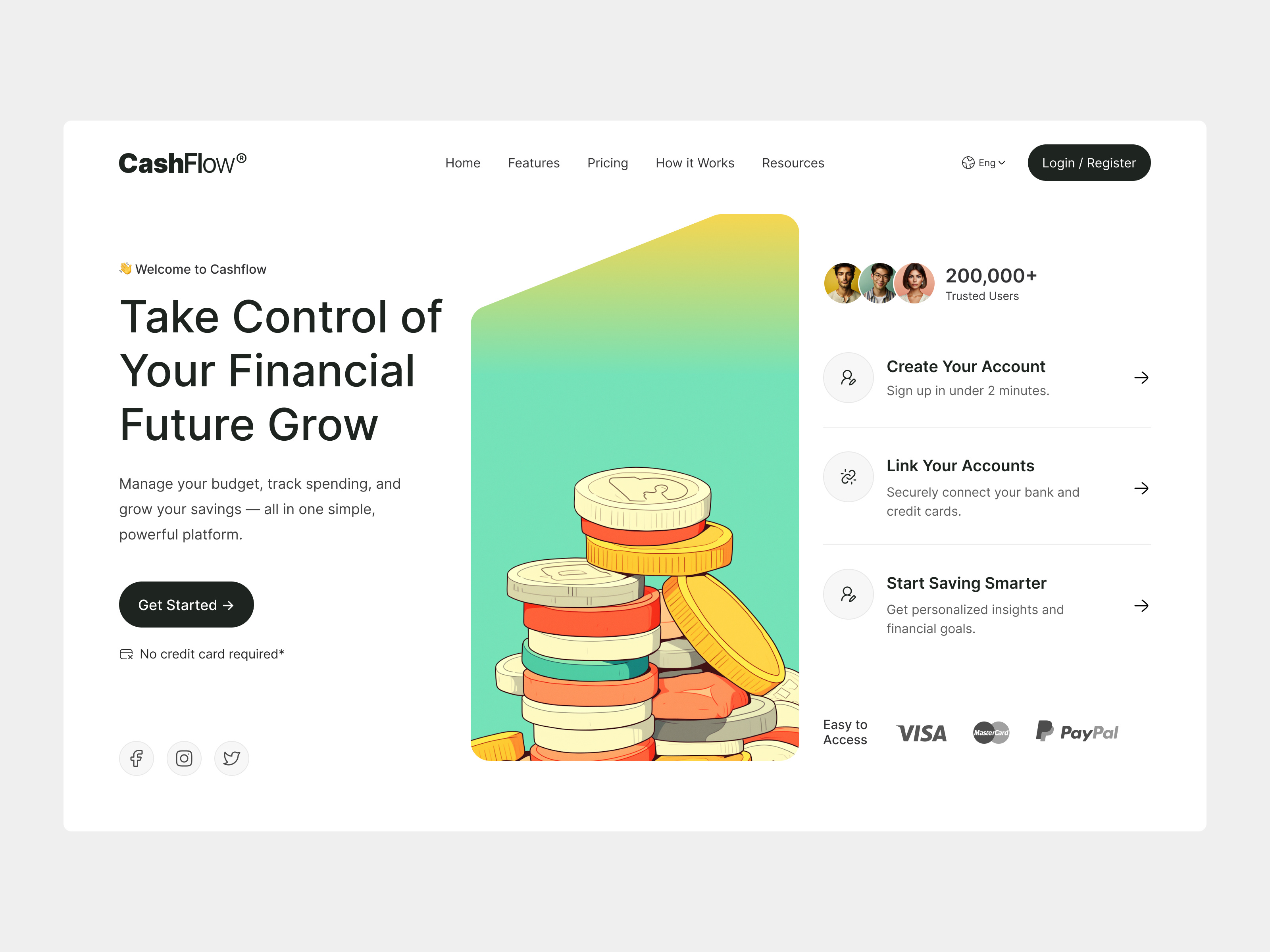 Example of Landing Page Design