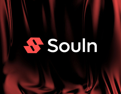 Souln Logo Design abstract logo bold logo crypto logo hexagon s logo logo logo design minimal s minimalist s modern logo negative space logo professional logo s logo s logomark smart logo tech logo
