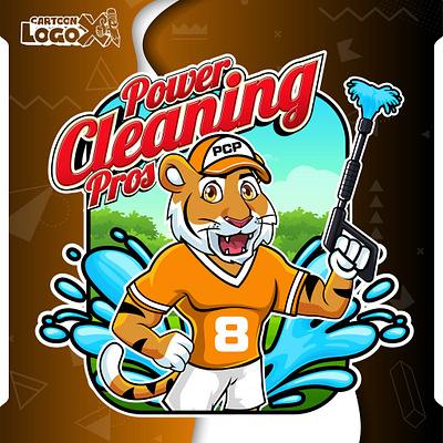 Power Cleaning Pros – Bold Custom Tiger Mascot Logo & Full Brand brandidentity branding brandingdesign businessbranding cartoonlogox cleanbranding custommascotlogo graphic design logo logowithpersonalit marketingmatters mascotlogodesign motion graphics powercleaningpros pressurewashinglogo servicebusinessbranding smallbusinesslogo tigermascot vehiclewrapdesign