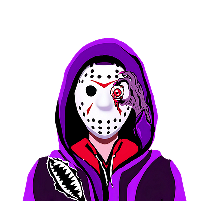 Vtuber EzioVoorhees branding graphic design