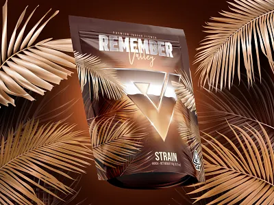 Remember Valley 🌴 1980 80s brand identity branding california chrome design graphic design illustration jeffrey dirkse logo marijuana packaging palmtrees retrowave shine synthwave vector visual identity weed