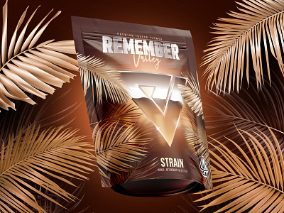 Remember Valley 🌴 1980 80s brand identity branding california chrome design graphic design illustration jeffrey dirkse logo marijuana packaging palmtrees retrowave shine synthwave vector visual identity weed