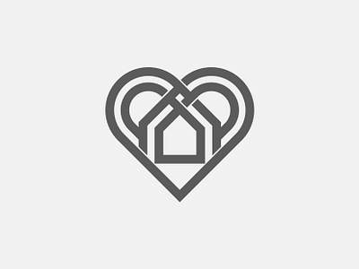 Love and Home logo concept (For Sale) home home logo homesweethome illustration logo home logo love love love logo