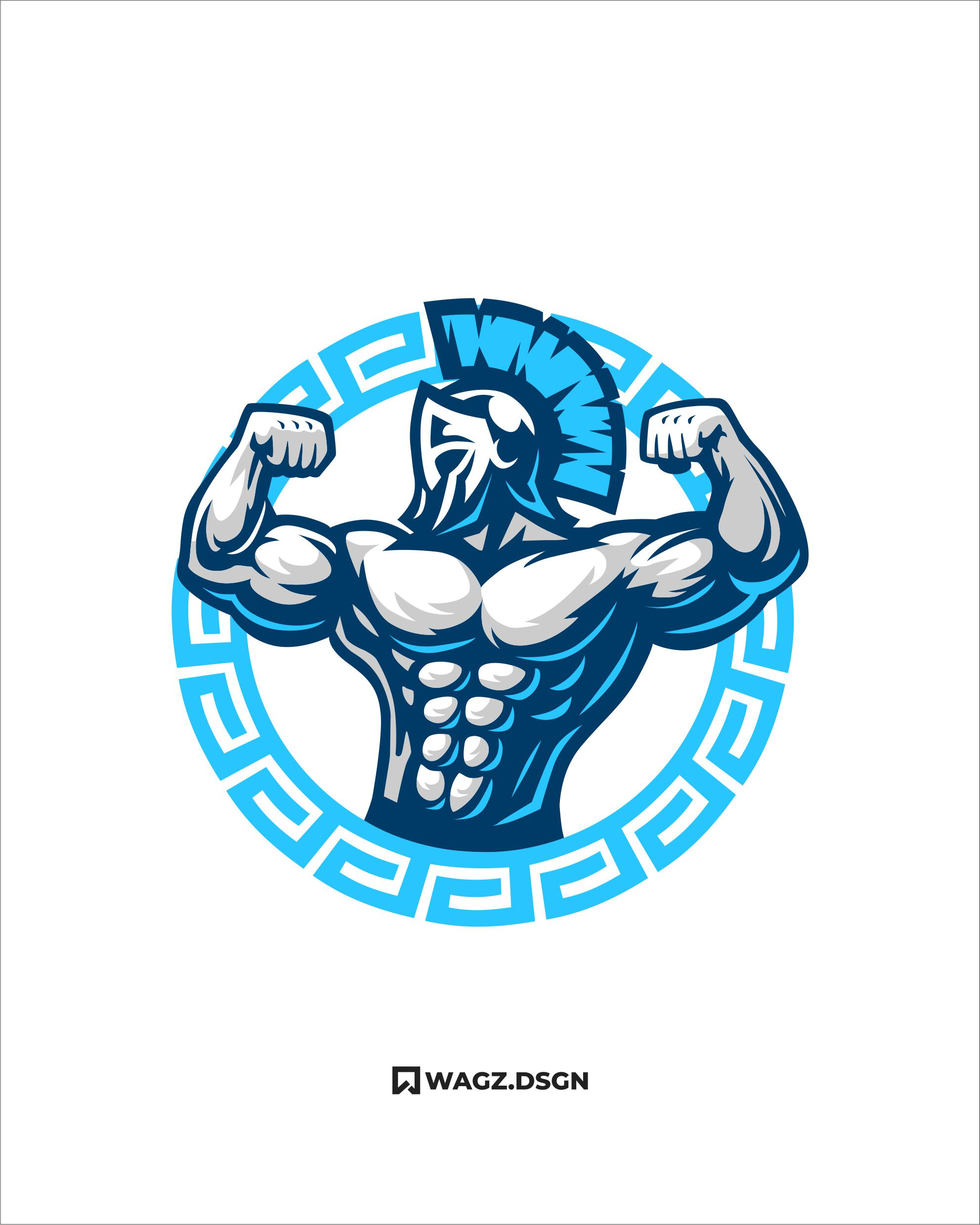 SPARTAN MUSCLE design flexing graphic design gym design gym logo illustration logo mascot mascot logo muscle muscle man spartan vector