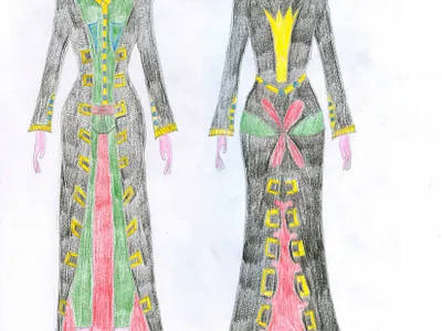 Kirill Tarkhanovskii's fashion drawing design drawing fashion fashion house graphic design illustration scetching