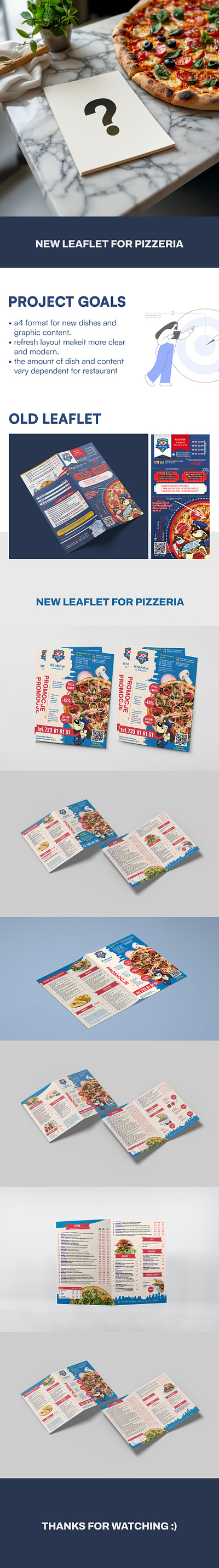 Flyer Redesign for Pizzeria advertising brand hero brochure brochure design cartoon character clear layout flyer flyer design leaflet leaflet design menu modern design pizza flyer pizzeria leaflet pizzeria menu print print design promo design restaurant menu