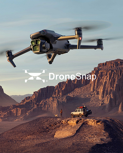 DroneSnap branding graphic design logo motion graphics