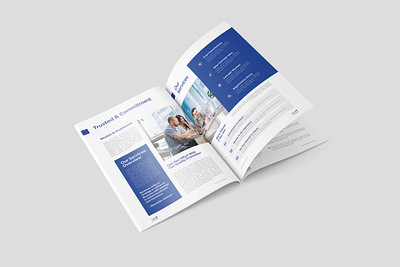 I will design annual report, company profile, bifold, trifold advertisement advertising brochure catalogue flyer graphic design lookbook magazine layout marketing
