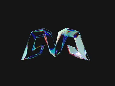 Iridescent Exploration Manis Logo branding design graphic design illustration illustrator logo typography vector