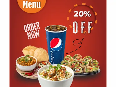 Poster of Food and Cafe Visuals cafebranding coraldraw dribbbleshots foodposter graphic design posterdesign resturantflyer