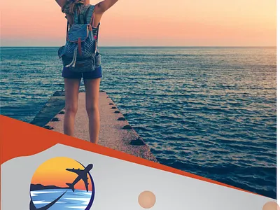 "Explore with Us!" - Vibrant Travel Trifold Brochure Design adobe indesign adventure travel flyer design graphic design layout desing travel brochures triflod brochure