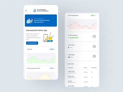 Konakami Digital Indonesia [Past Project] app design community app sketch ui ux web design