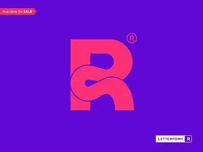 Logo R artist blend bold creative design designer designs flow letter liquid logo logos minimal modern monogram new r simple trend