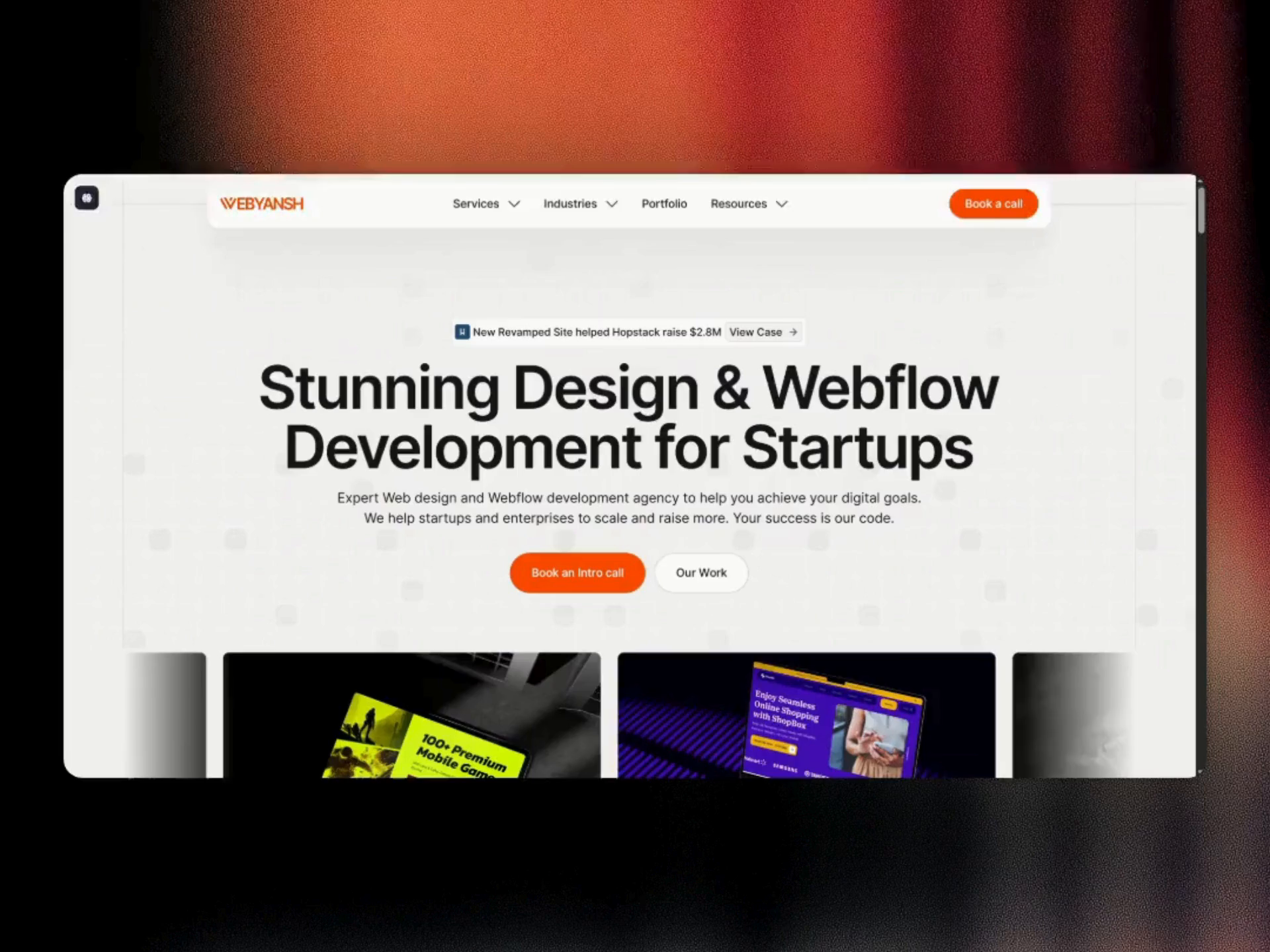 Example of Scalable Webflow Design & Development