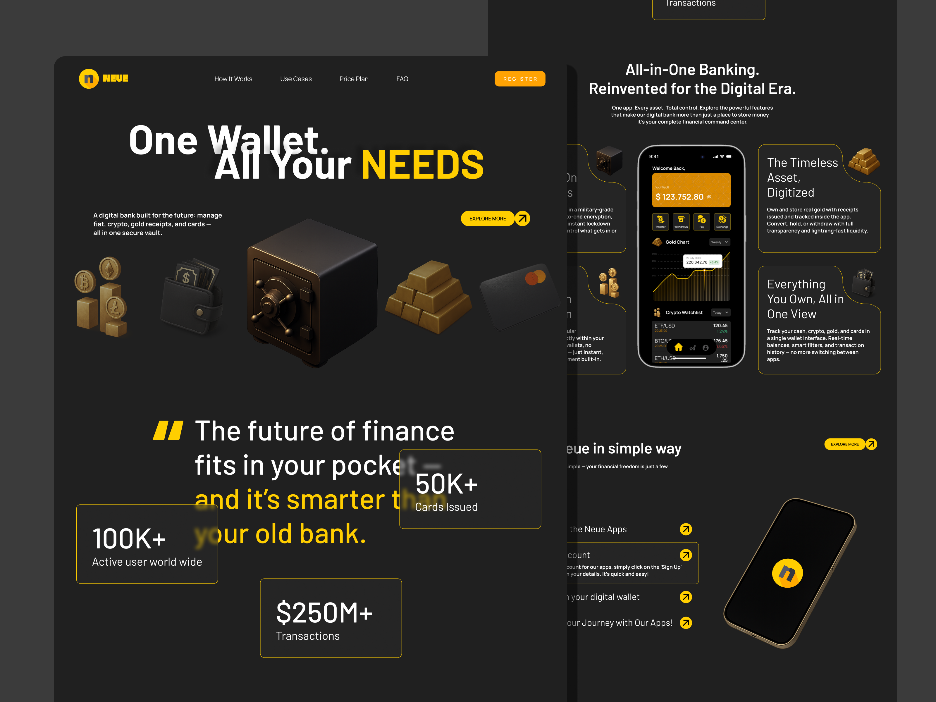 Example of Simple Landing Page Design (1 3 Pages)