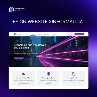 Xinformática elementor landingpage ui ux website wordpress